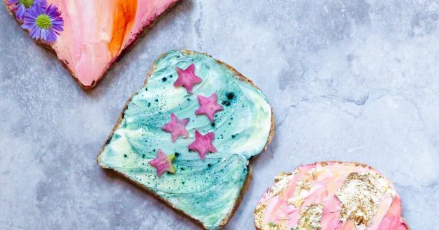 mermaid toast