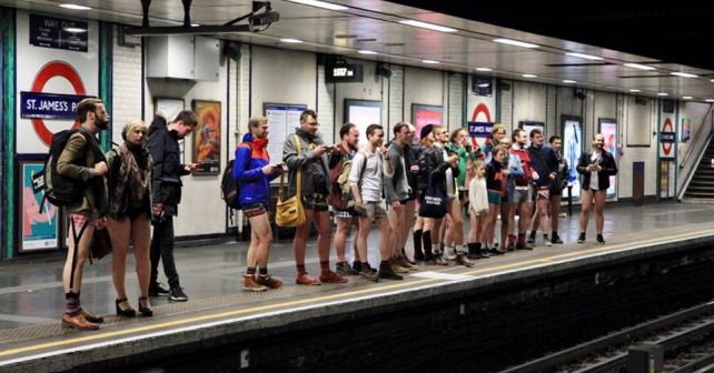 No Trousers Tube Ride 2019