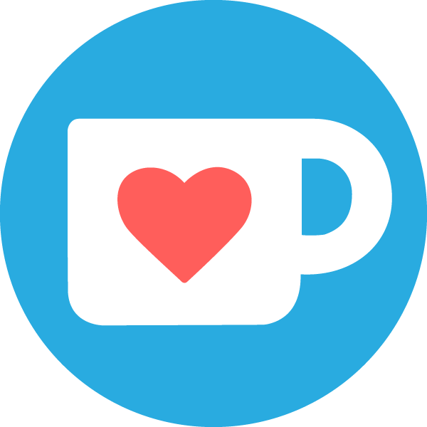 Ko-fi donation platform logo.